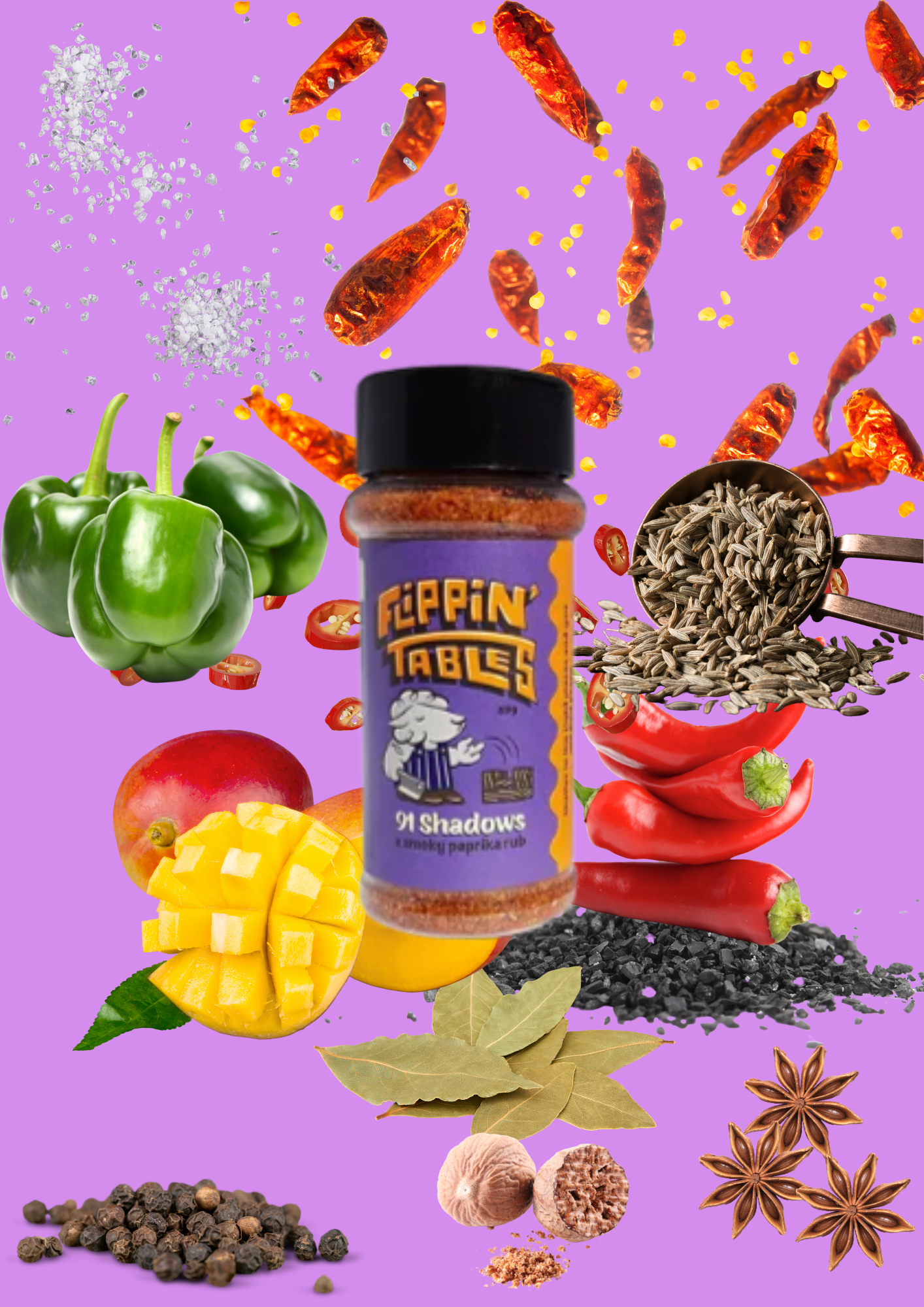 91 Shadows – A Smoky Paprika Rub 59g